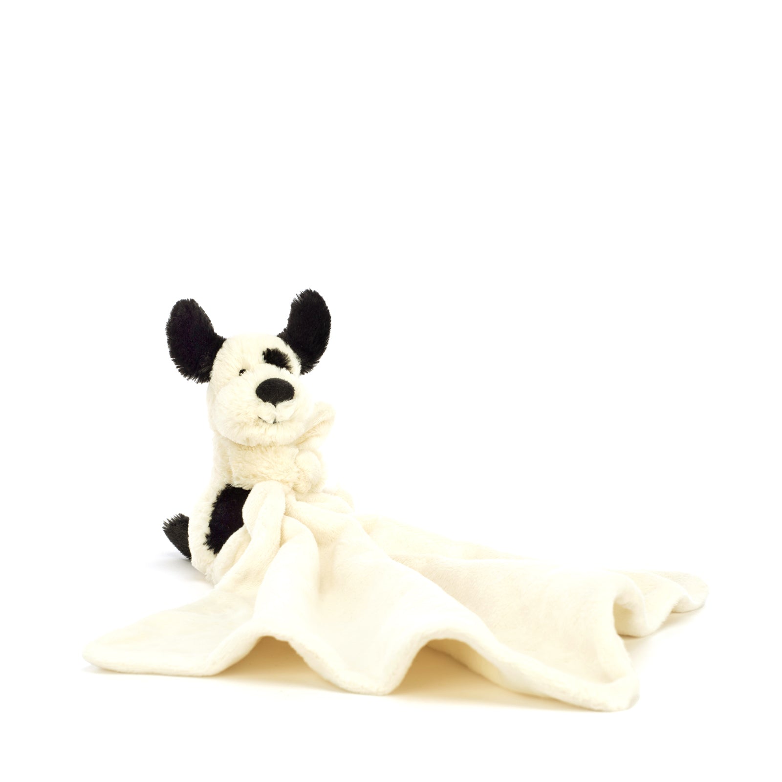 Bashful Black and Cream Puppy Soother