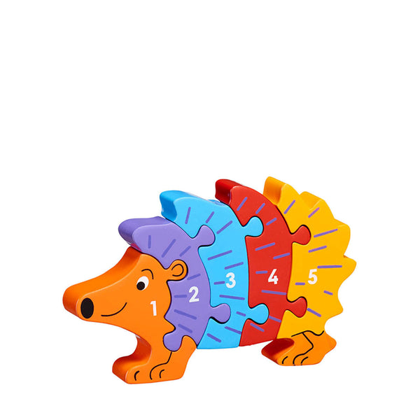1-5 Wooden Jigsaw - Hedgehog