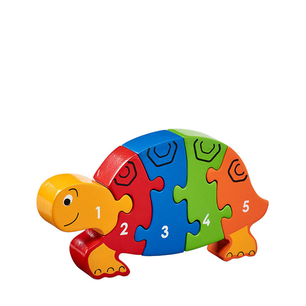 1-5 Wooden Jigsaw - Tortoise