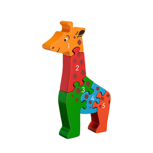 1-5 Wooden Jigsaw - Giraffe