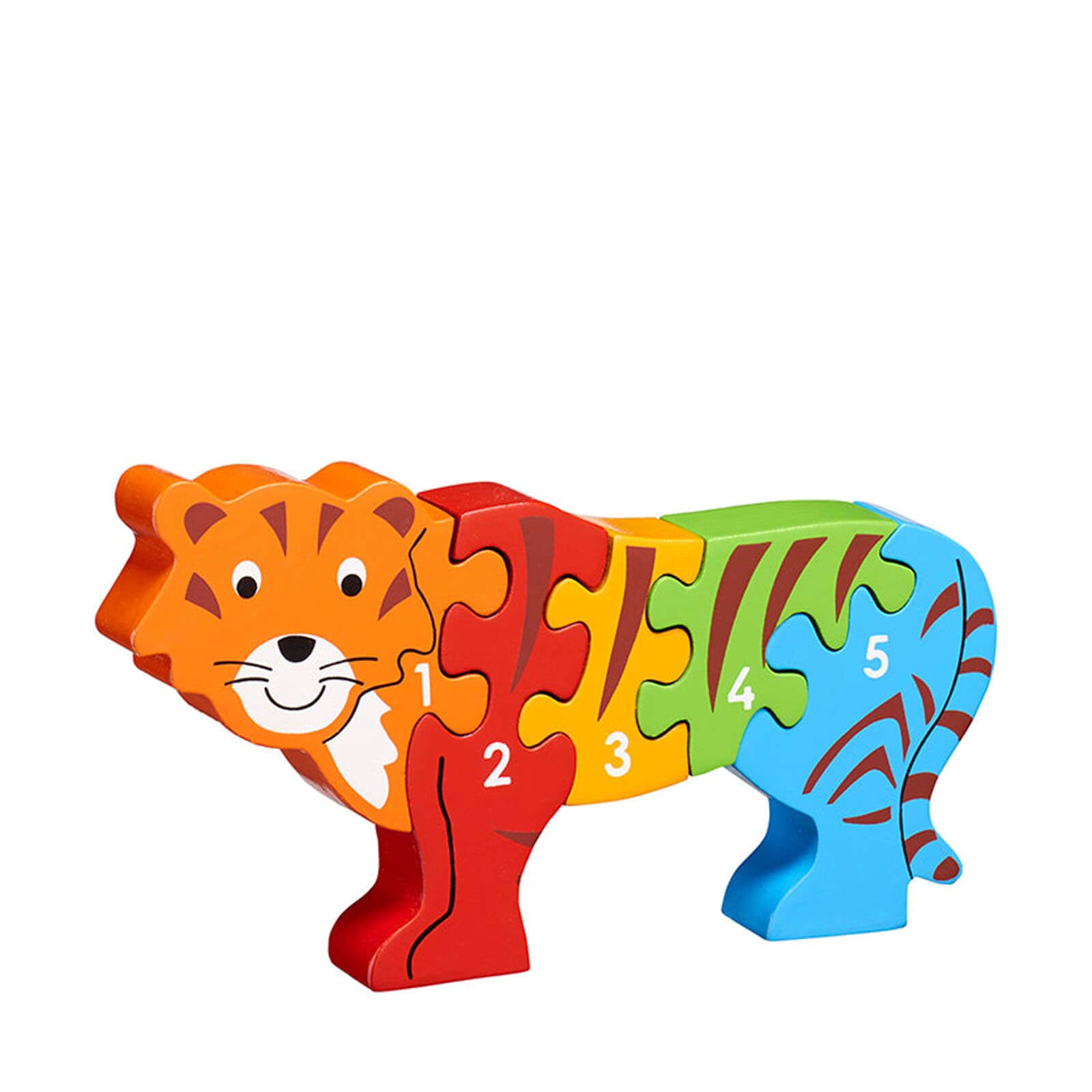 1-5 Wooden Jigsaw - Tiger