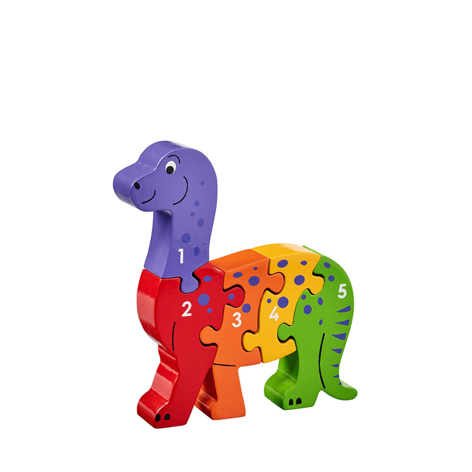 1-5 Wooden Jigsaw - Dinosaur