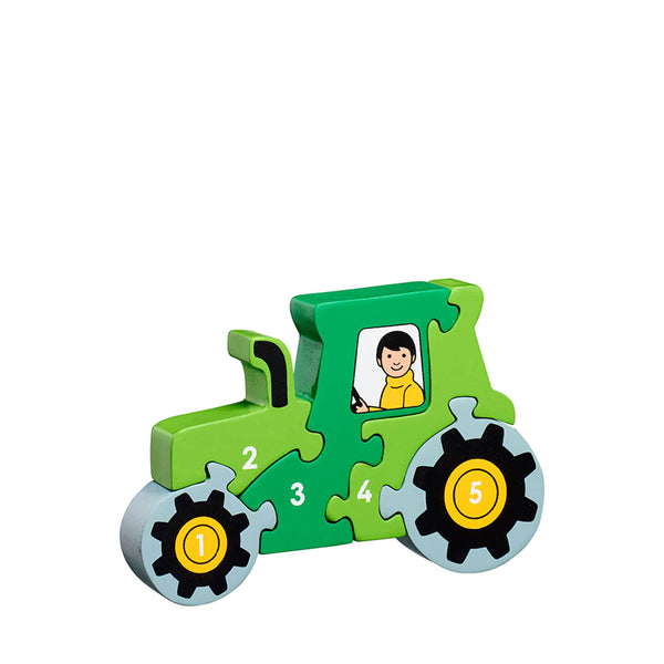 1-5 Wooden Jigsaw - Tractor