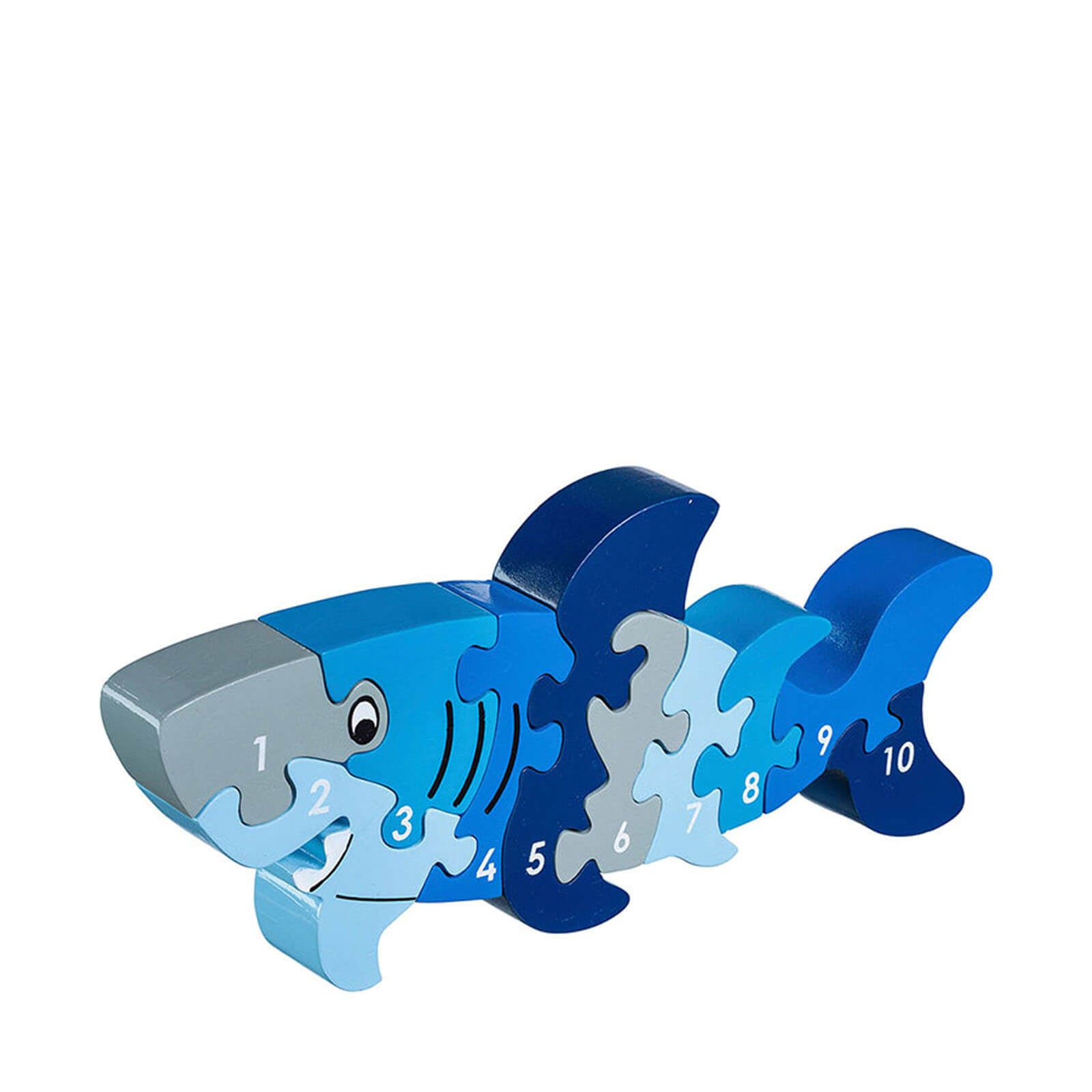 1-10 Wooden Jigsaw - Shark