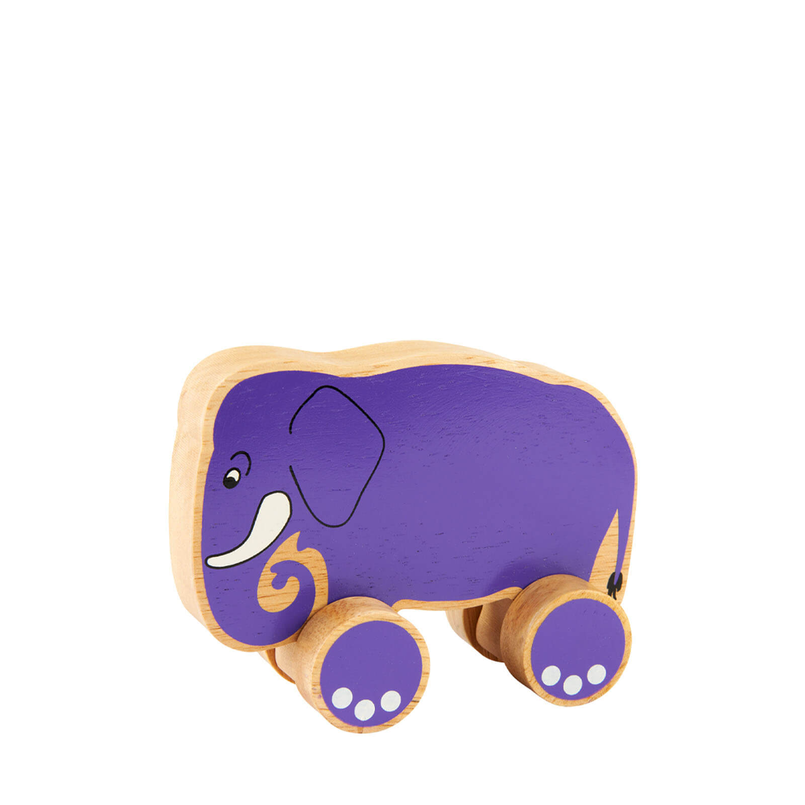 Wooden Push Along - Elephant