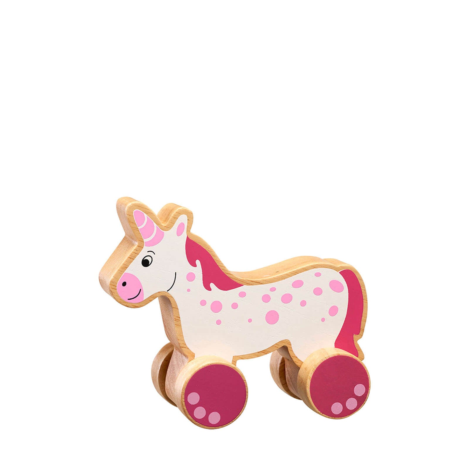 Wooden Push Along - Unicorn