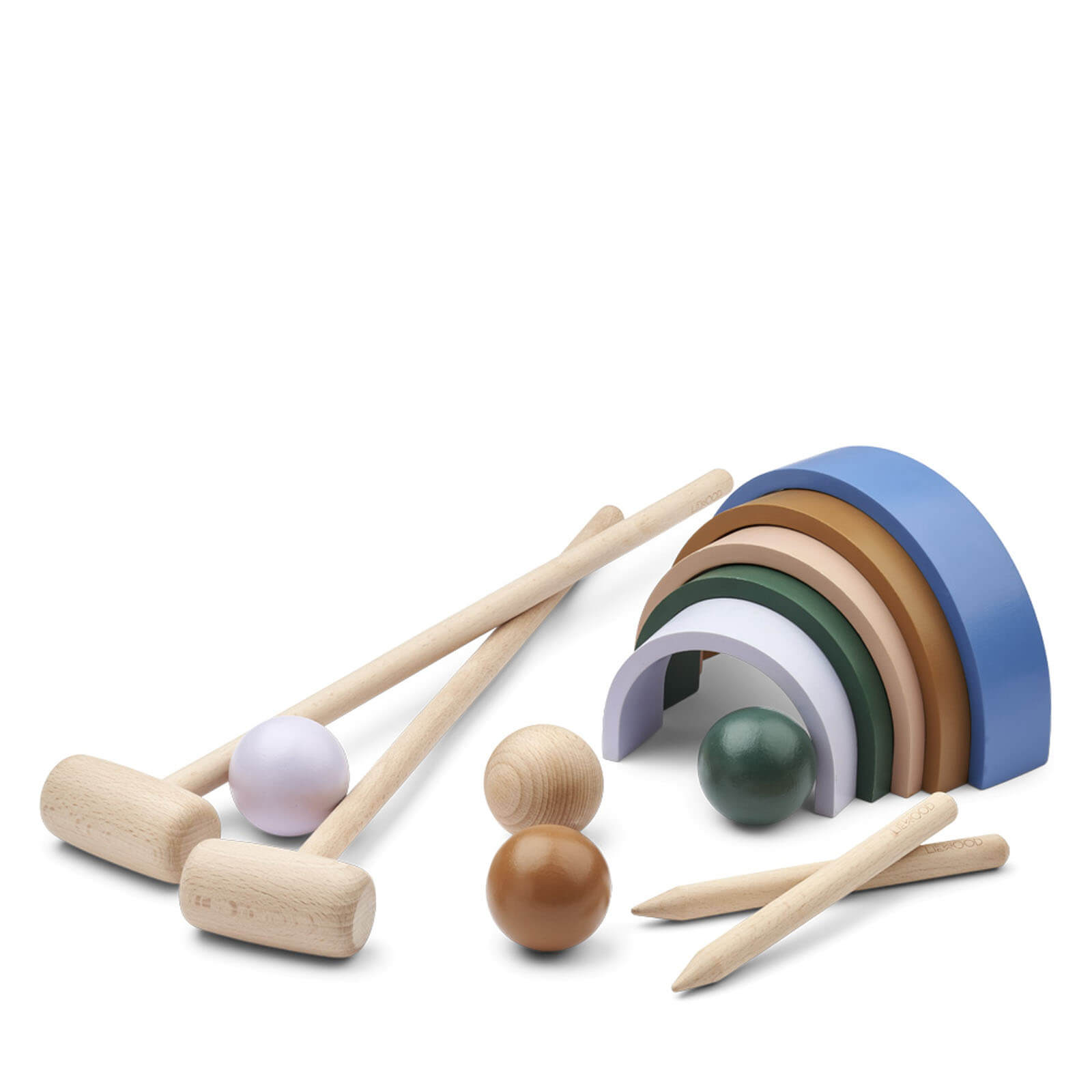 Alen Croquet Set Garden Green / Multi Mix