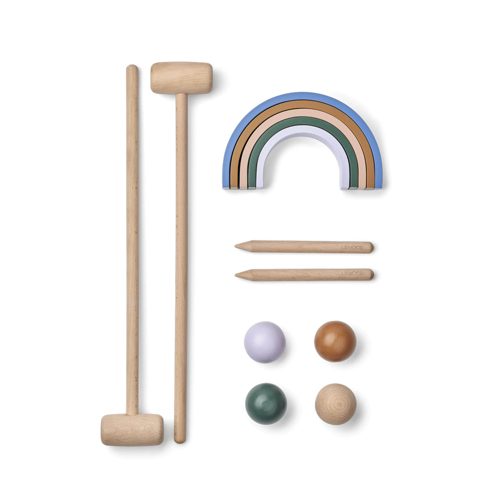 Alen Croquet Set Garden Green / Multi Mix