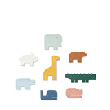 Thorkild Stackable Animals Blue Multi Mix