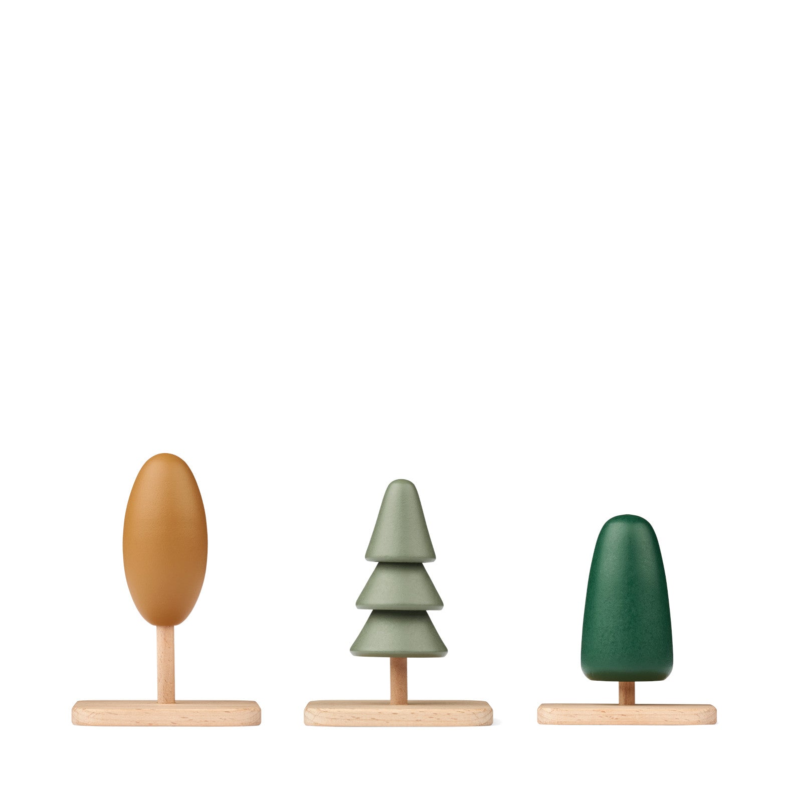 Village Trees 3 Pack Faune Green Mix