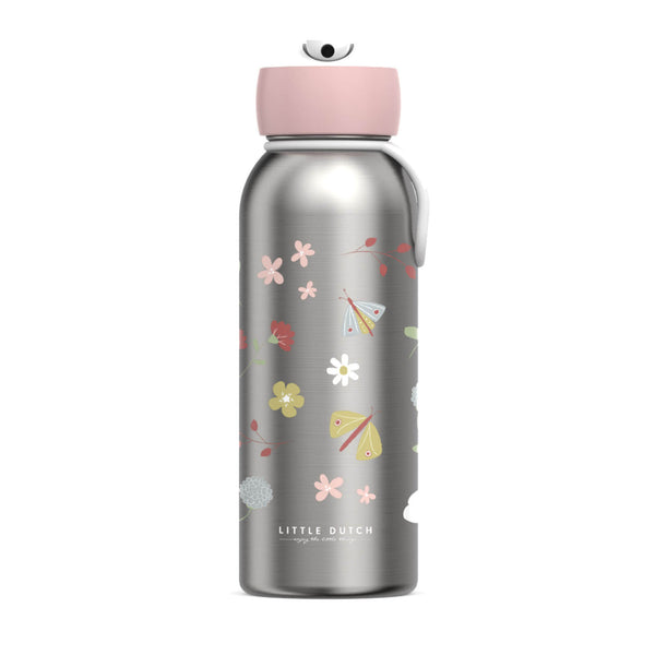 Insulated Steel Bottle 350 ML - Flowers and Butterflies