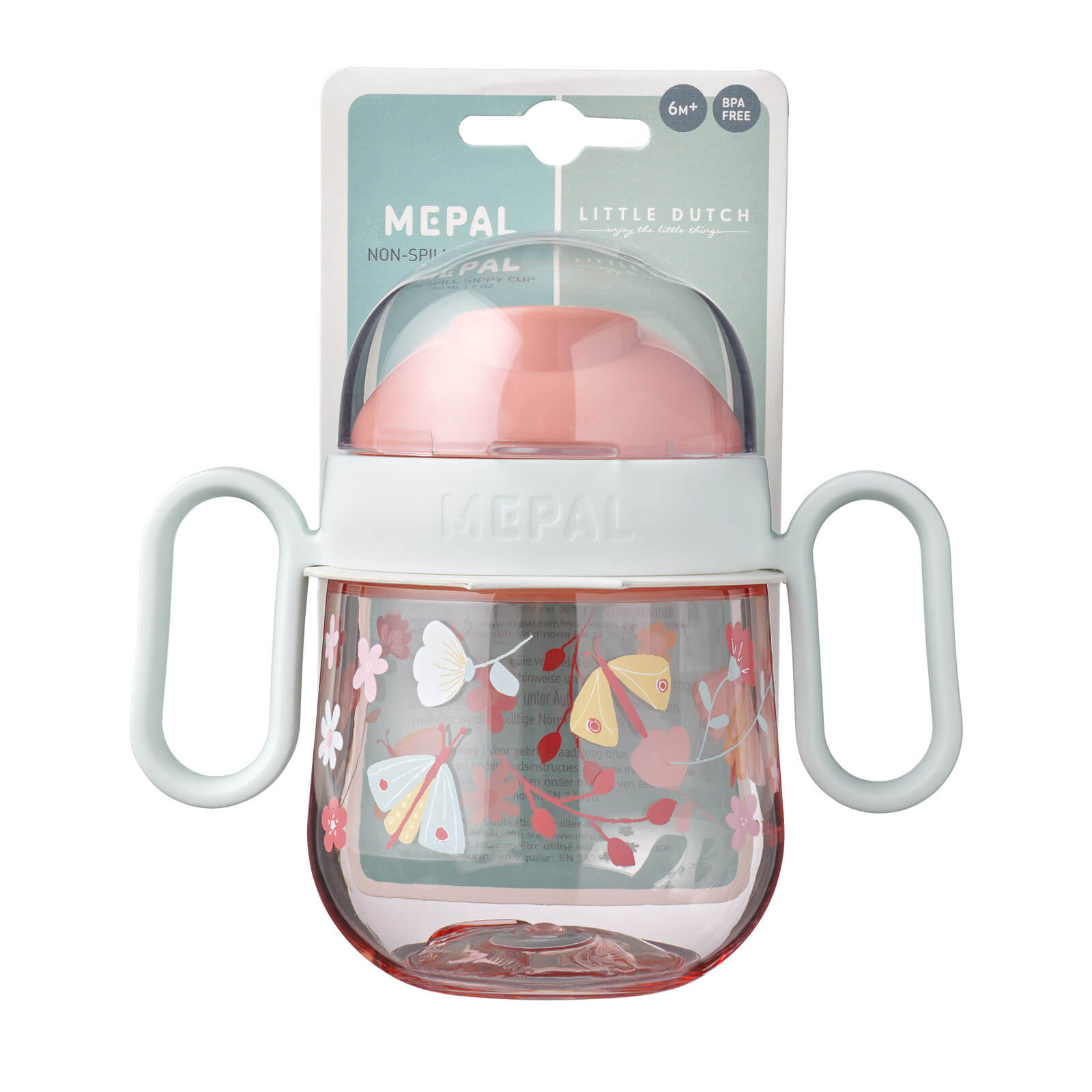 Non-Spill Sippy Cup 200 ML - Flowers and Butterflies