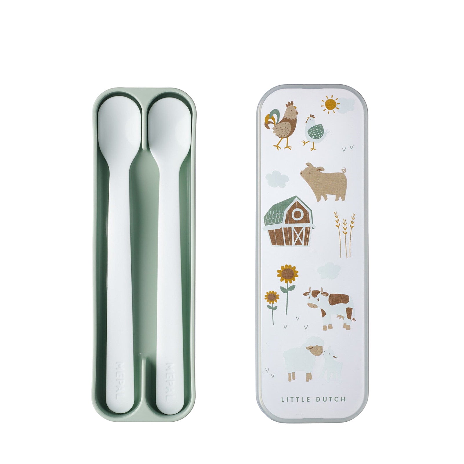 Feeding Spoon 2 Piece Set - Little Farm