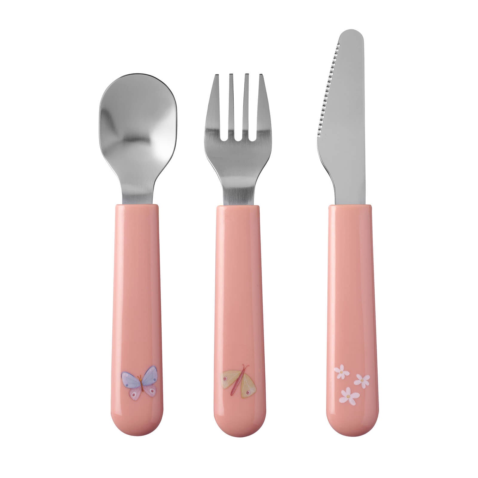 Children's Cutlery Set - Flowers and Butterflies