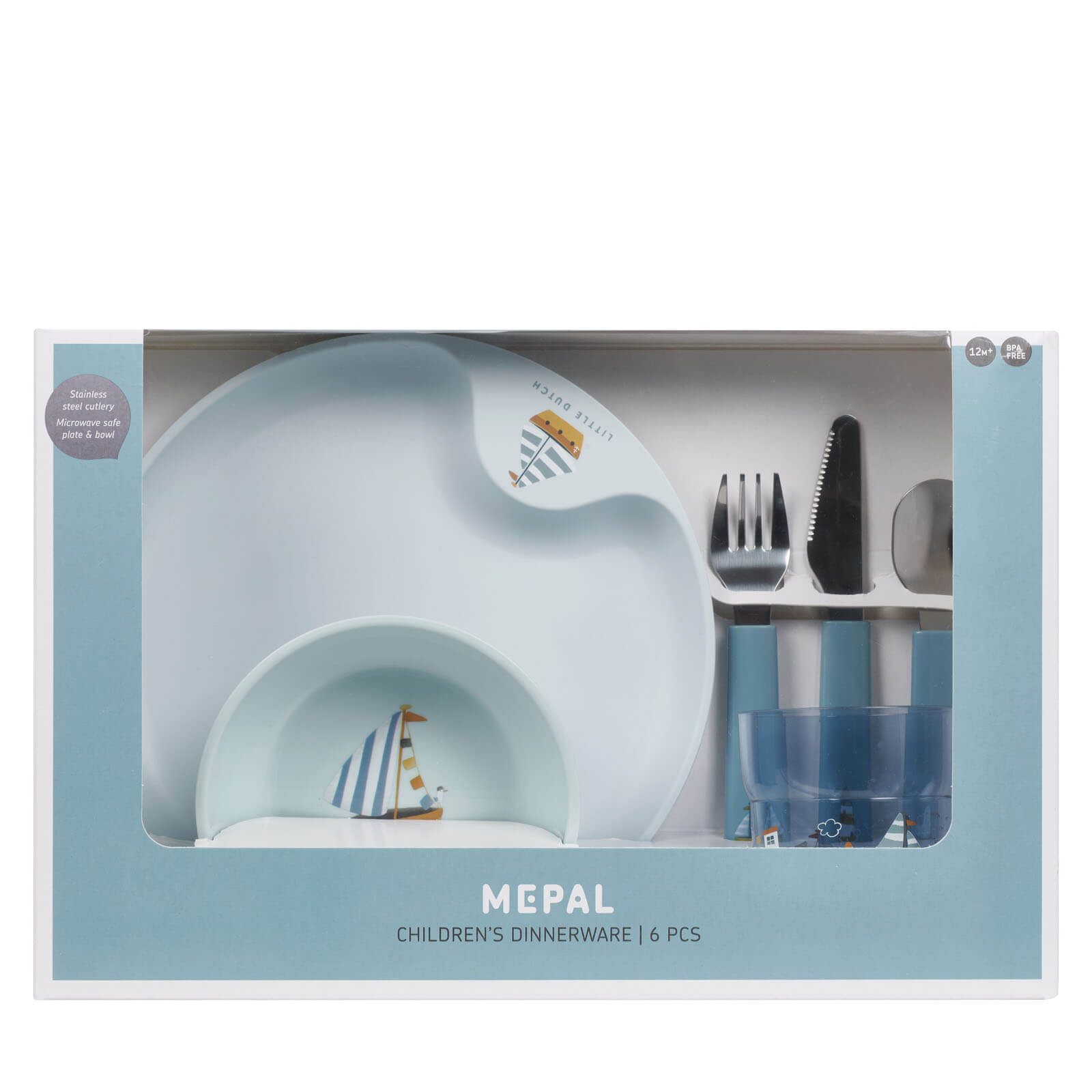 Children's Dinnerware 6 Piece Set - Sailors Bay