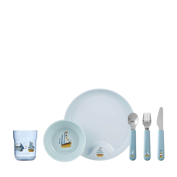 Children's Dinnerware 6 Piece Set - Sailors Bay