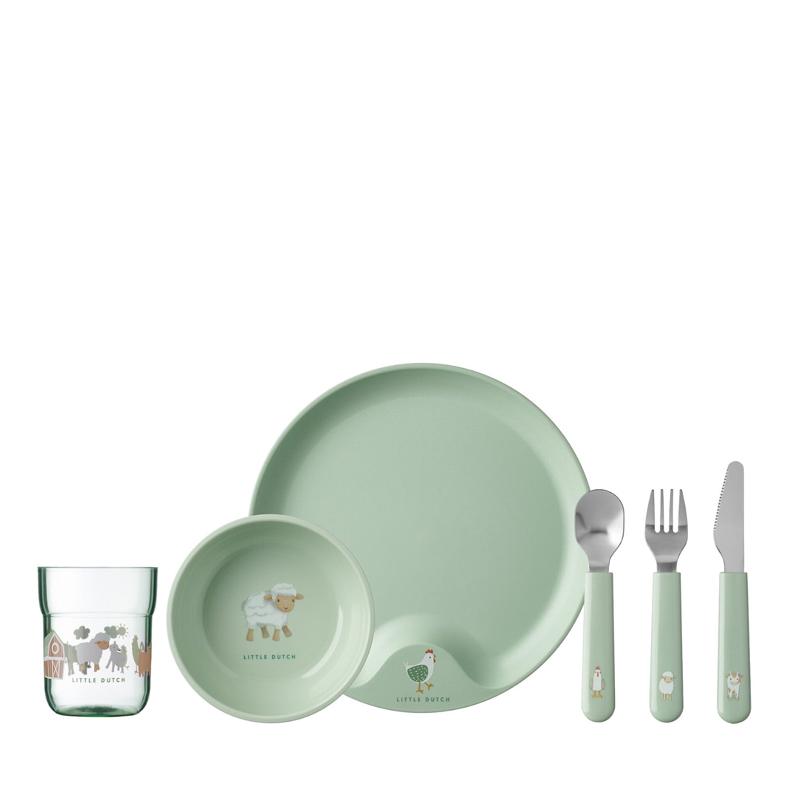 Children's Dinnerware 6 Piece Set - Little Farm