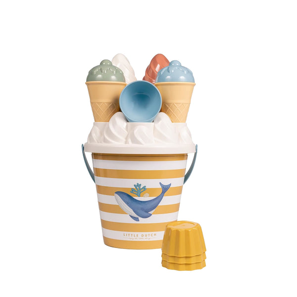 Ice Cream Bucket Set - Blue