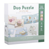 Duo Puzzle Flowers and Butterflies