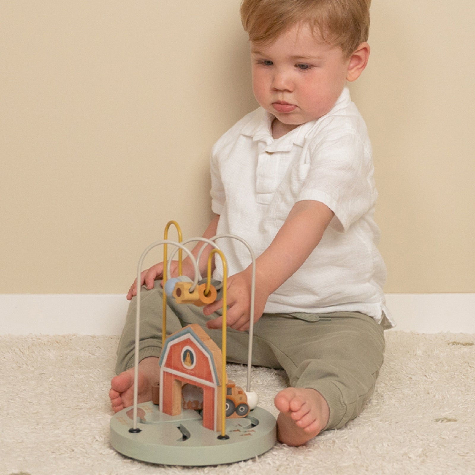 Wooden Activity Spiral - Little Farm