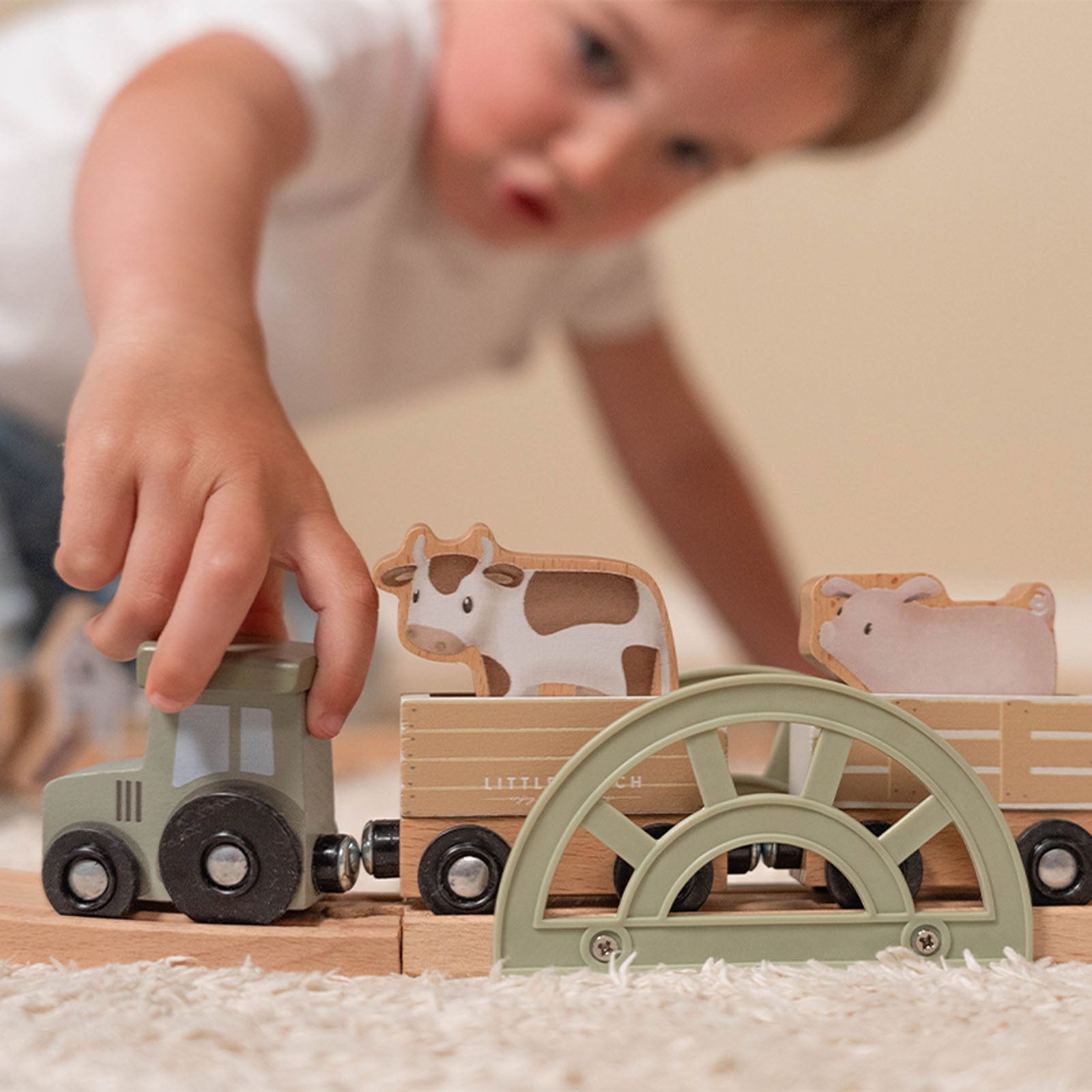 Wooden Train Track - Little Farm