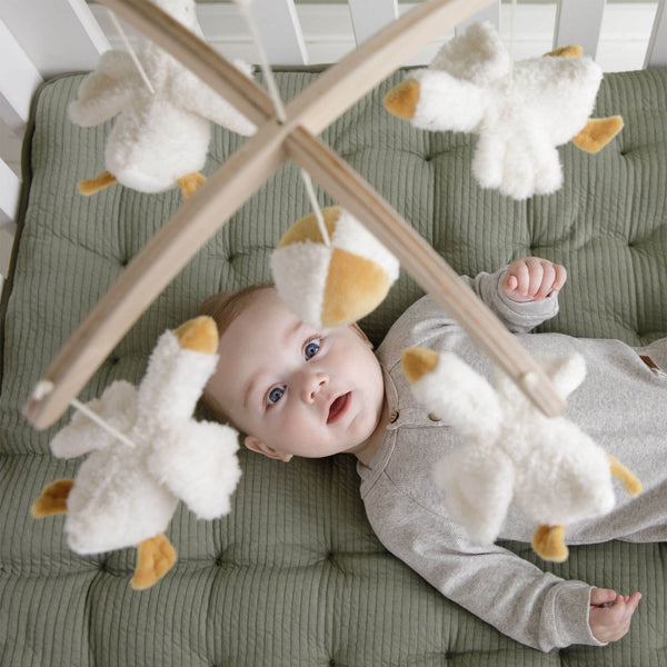 Wooden Music Cot Mobile - Little Goose
