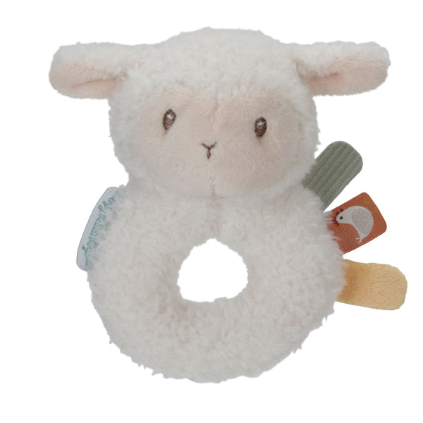 Soft Ring Rattle Sheep - Little Farm