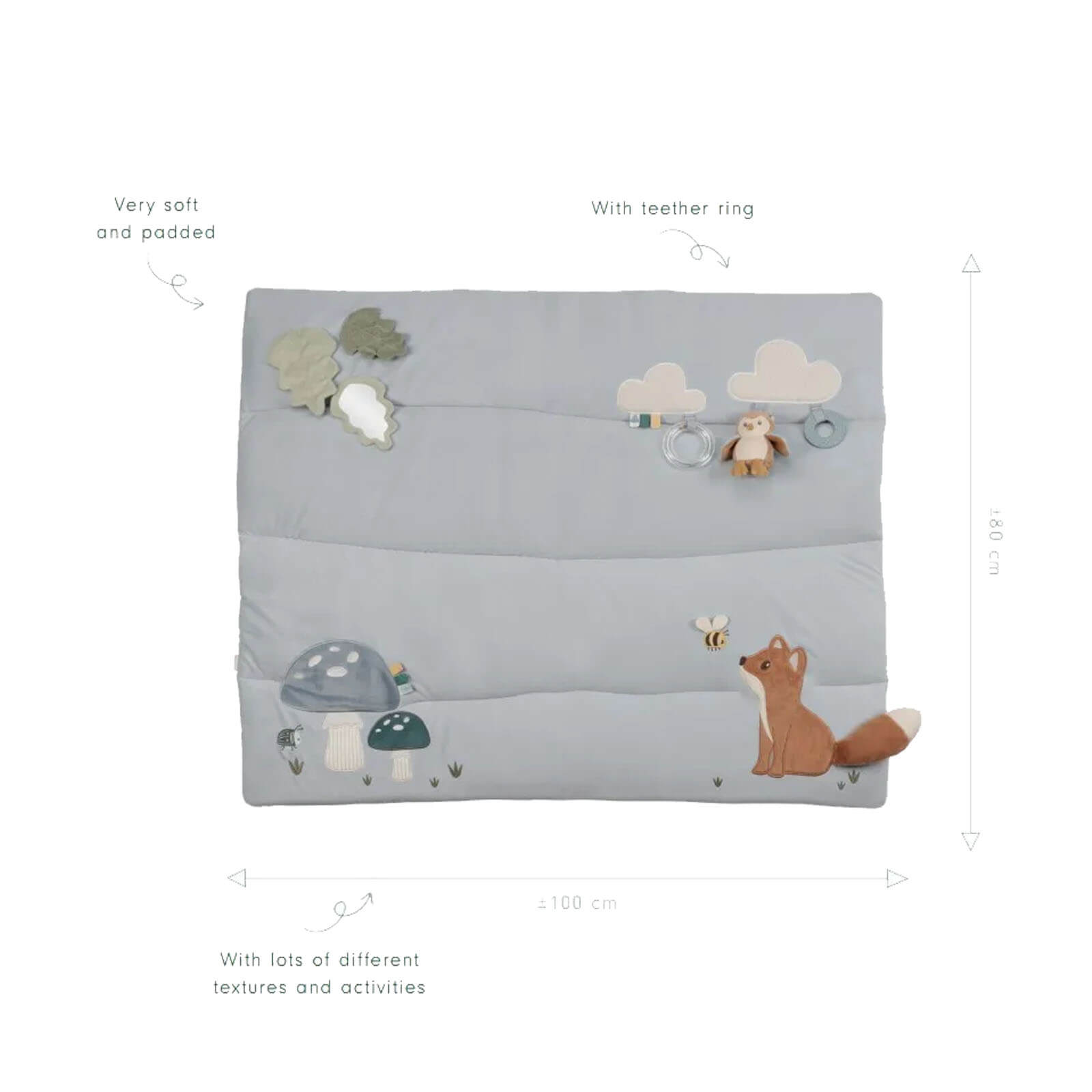 Playpen Mat - Forest Friends