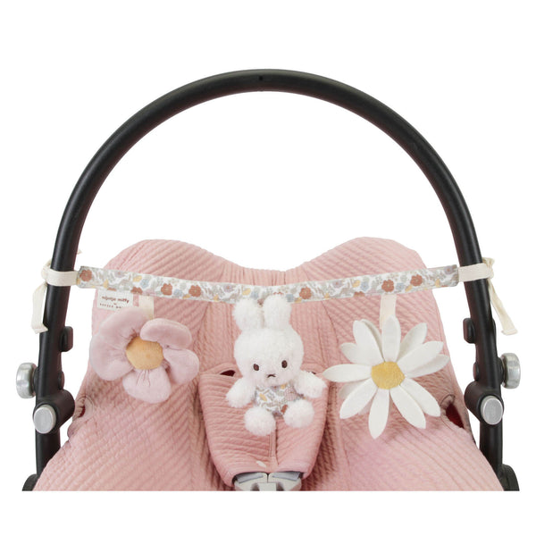 Miffy Vintage Flowers Car Seat Toy
