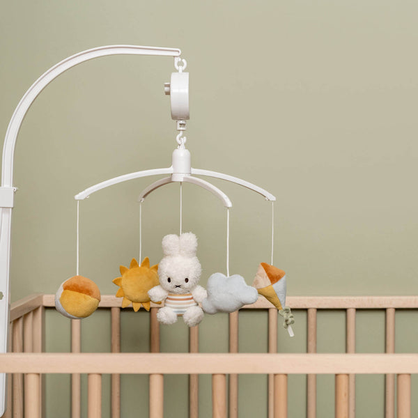 Miffy Vintage Sunny Stripes Music Cot Mobile