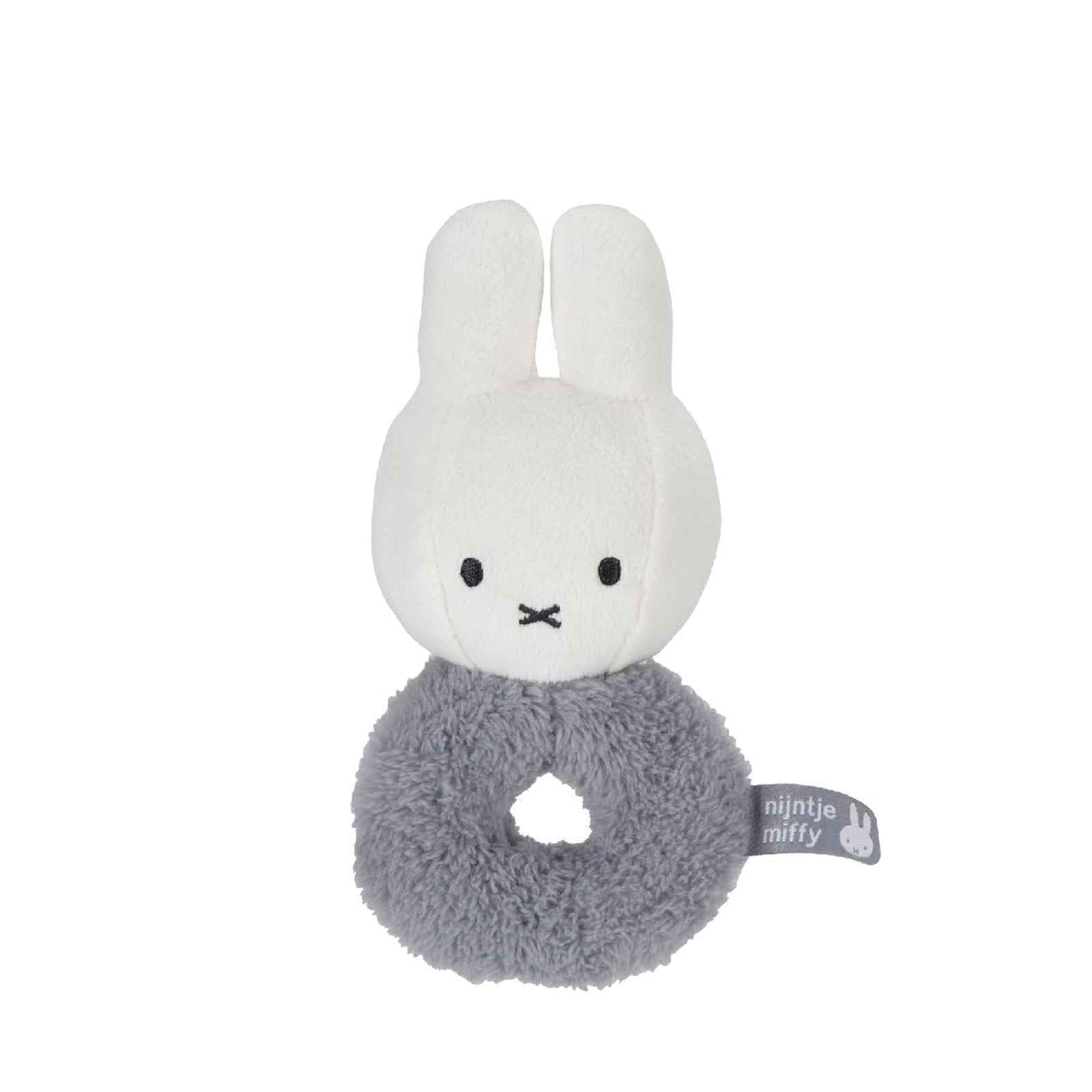 Miffy Rattle Fluffy Blue