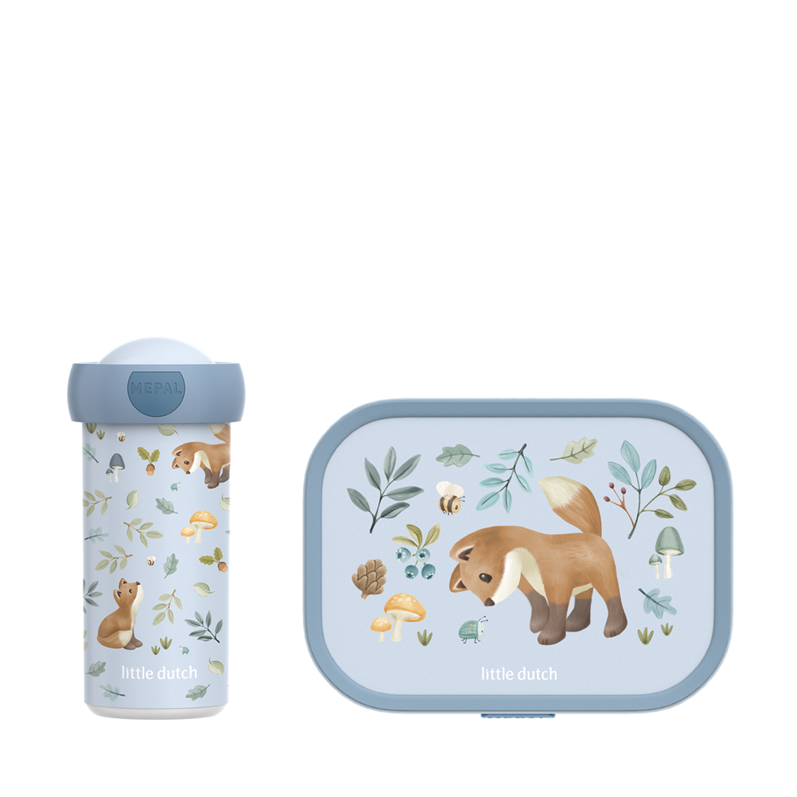 Lunch Box and Bottle Set - Forest Friends