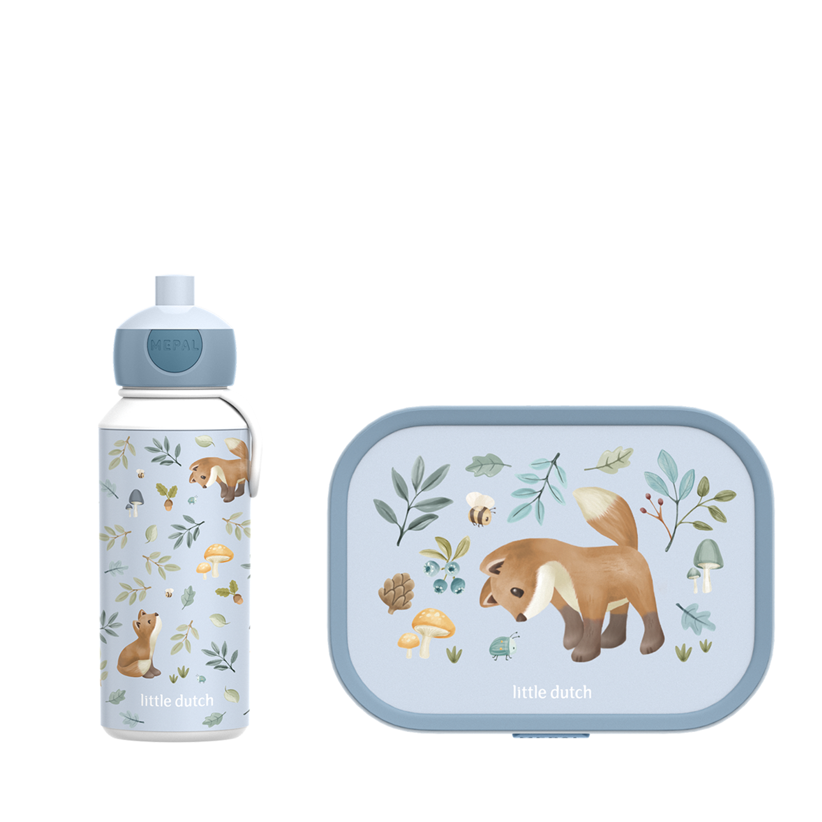 Lunch Box and Bottle Set - Forest Friends