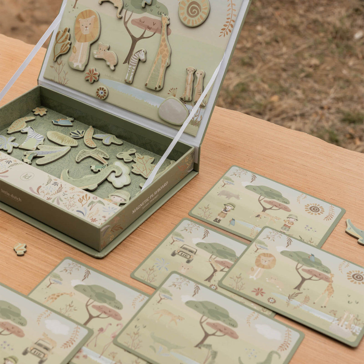 Magnetic Play Board - Safari Friends