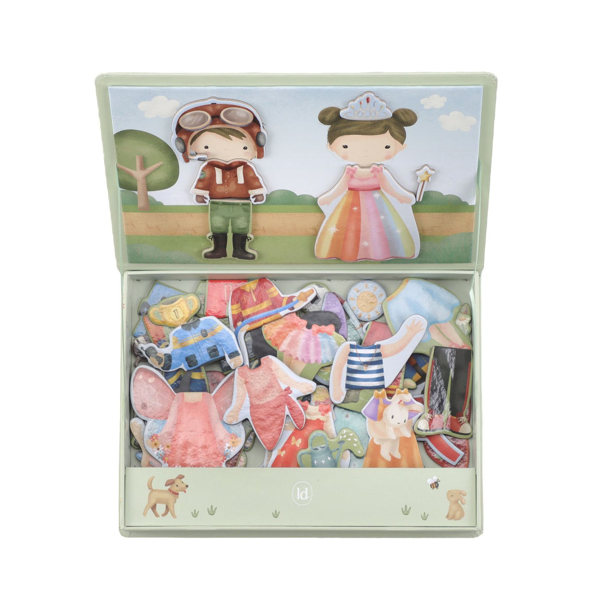 Magnetic Play Board - Jim and Rosa Dress-up