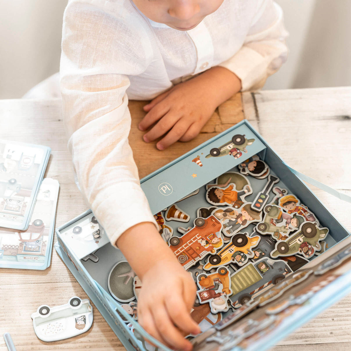 Magnetic Play Board - Jims Vehicles