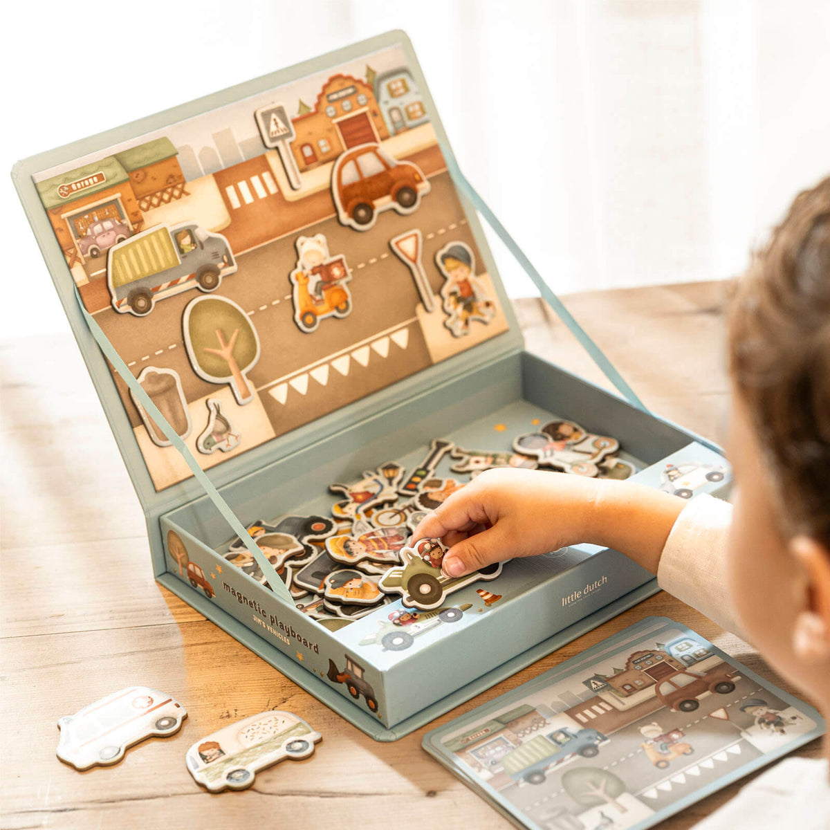 Magnetic Play Board - Jims Vehicles