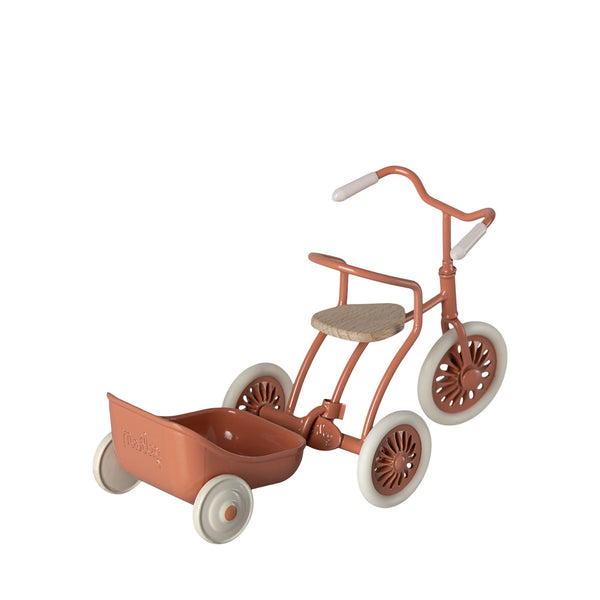 Mouse Tricycle Hanger - Coral