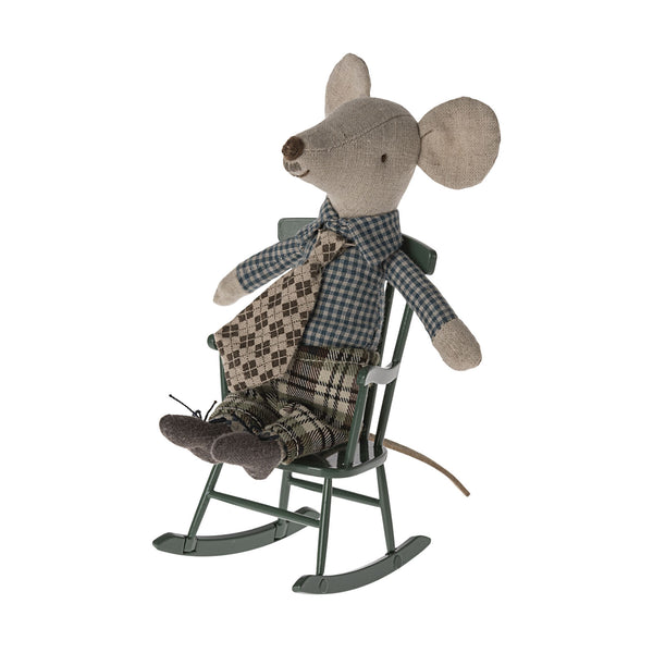 Mouse Rocking Chair - Dark Green