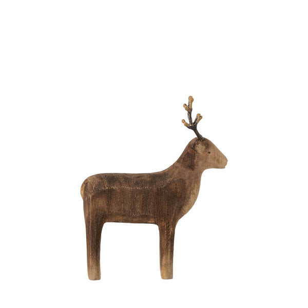 Wooden Reindeer Decoration - Small