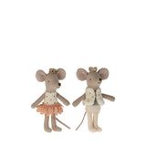 Royal Twins Mice Little Sister and Brother In Matchbox