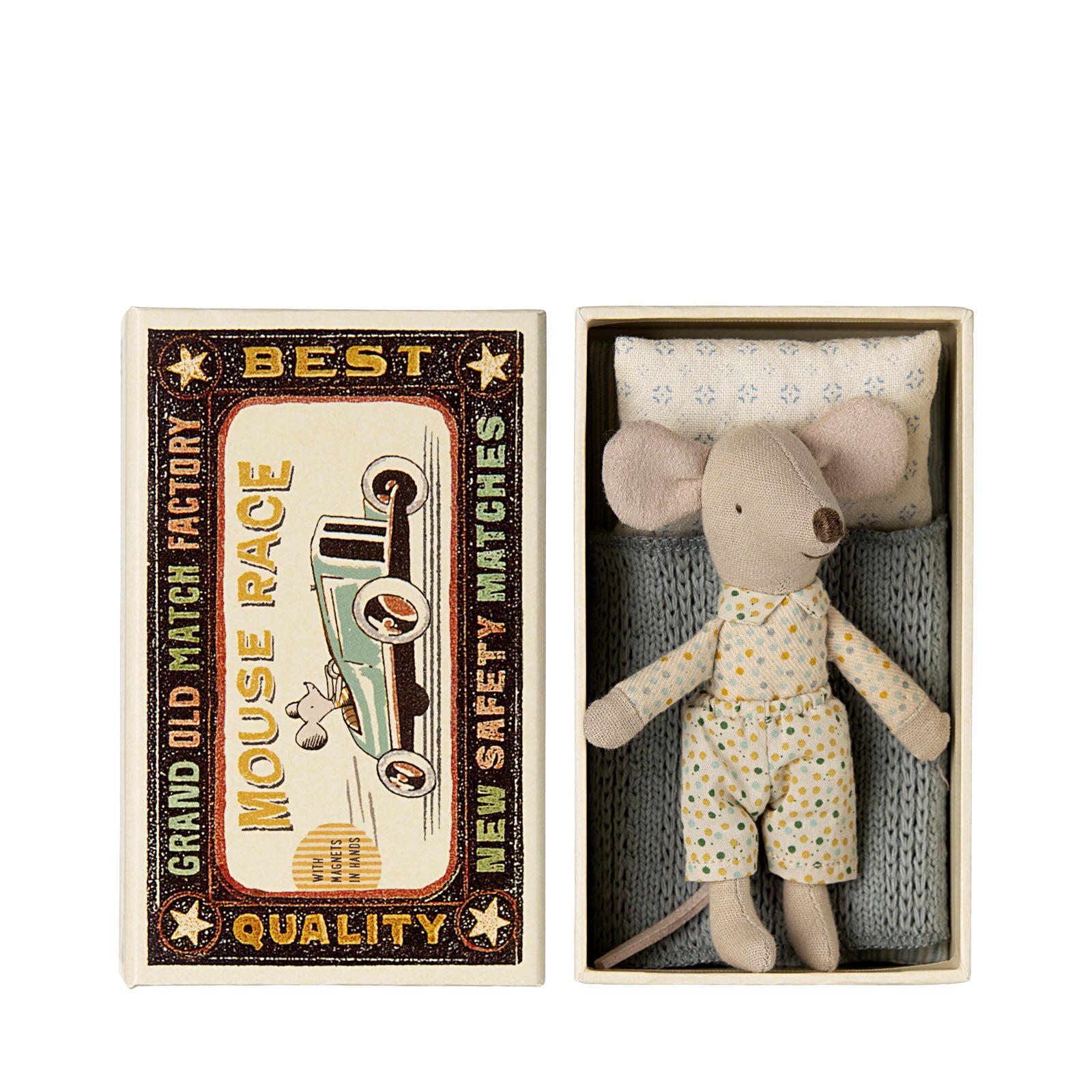 Little Brother Mouse In Matchbox