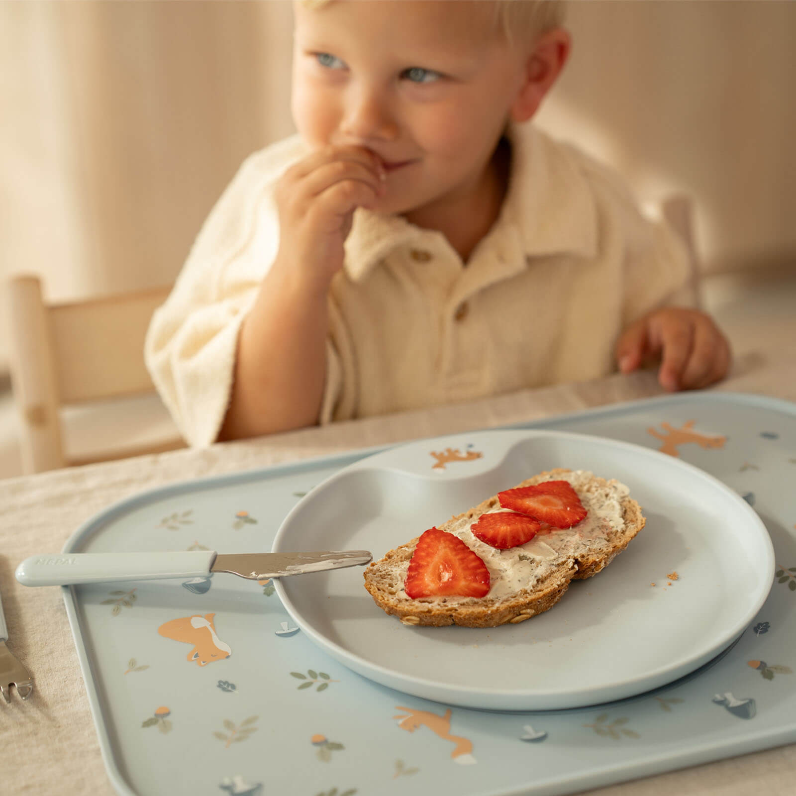 Children's Plate - Forest Friends