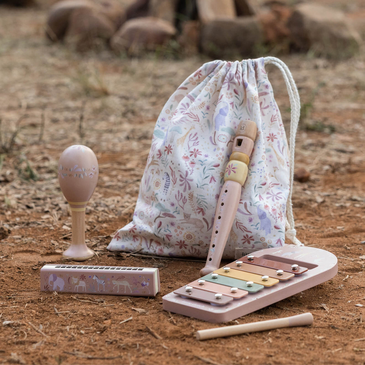 Music Set - Pink - Safari Friends