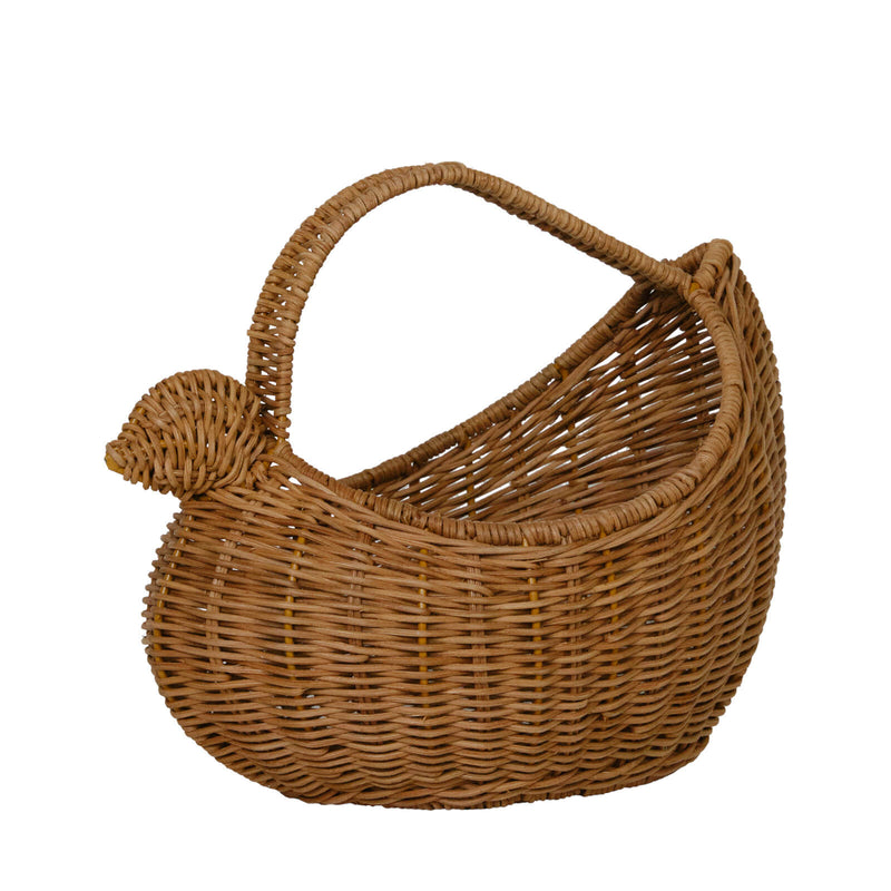 Rattan Chicken Basket