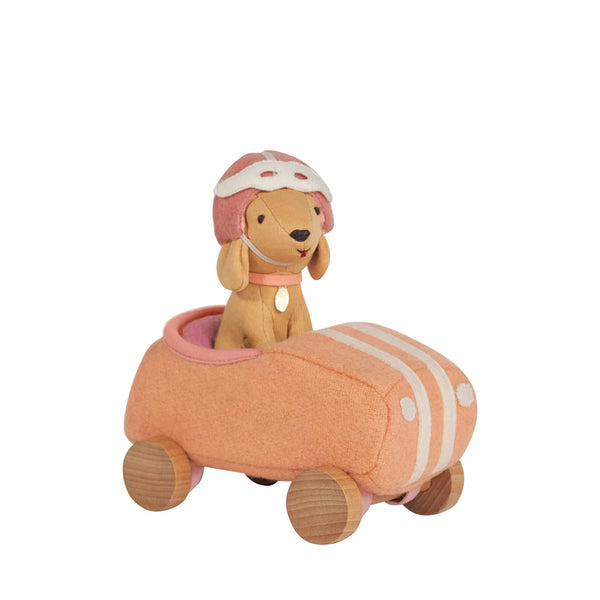 Holdie Dog-Go Racer Girl - Pink