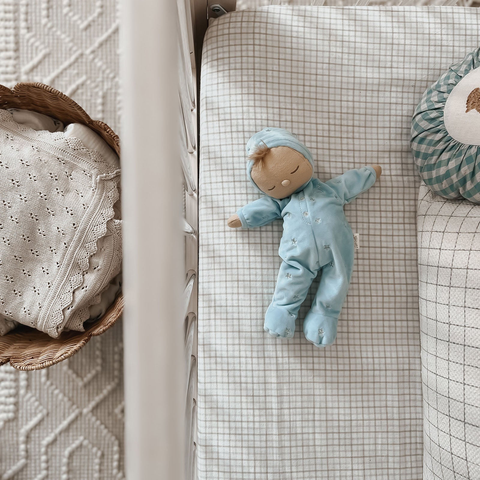 Lullaby Dozy Dinkum Doll - Leo Baby Blue