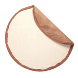Organic Grid - Brown Baby Playmat / Storage Bag