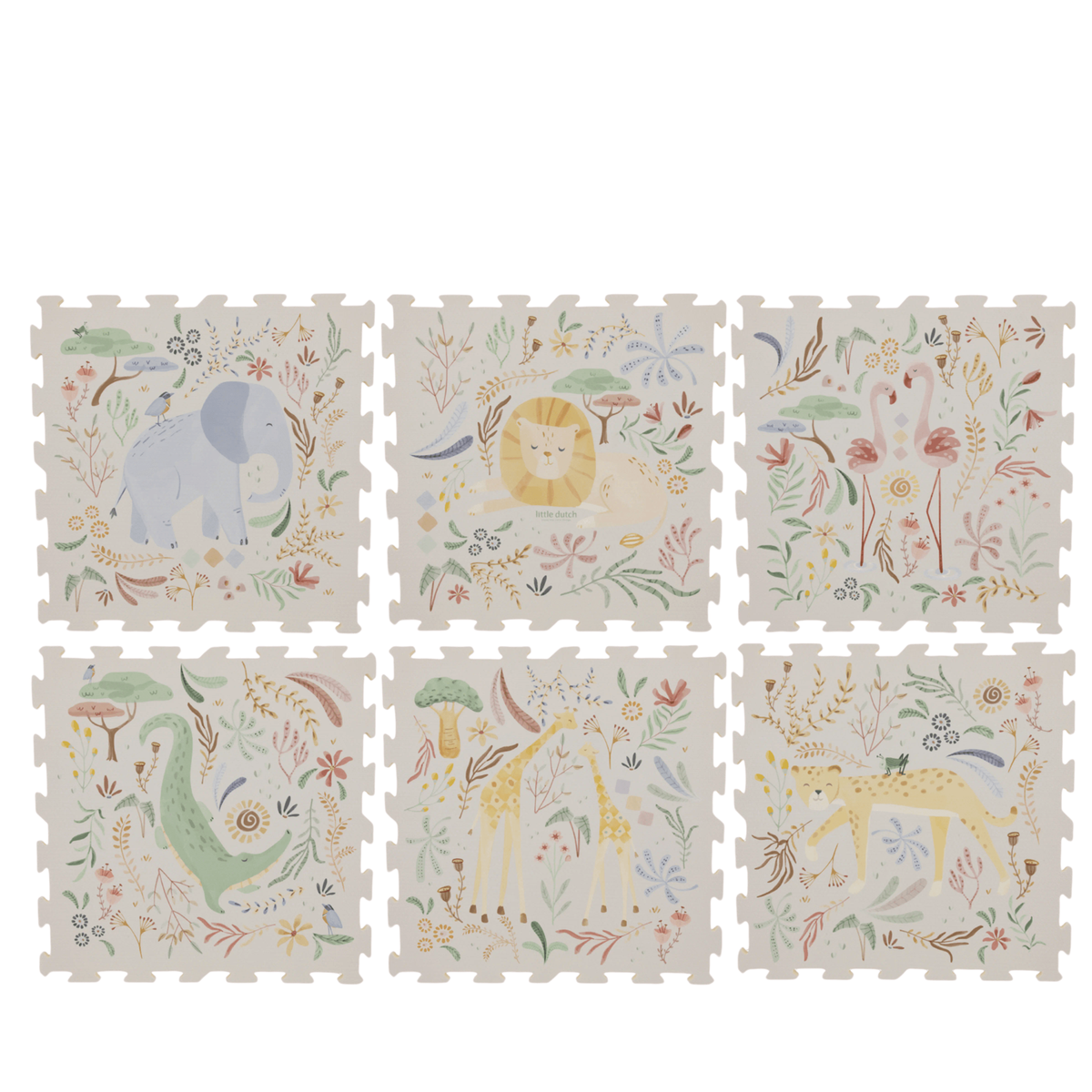 Play Foam Mat XL - Safari Friends