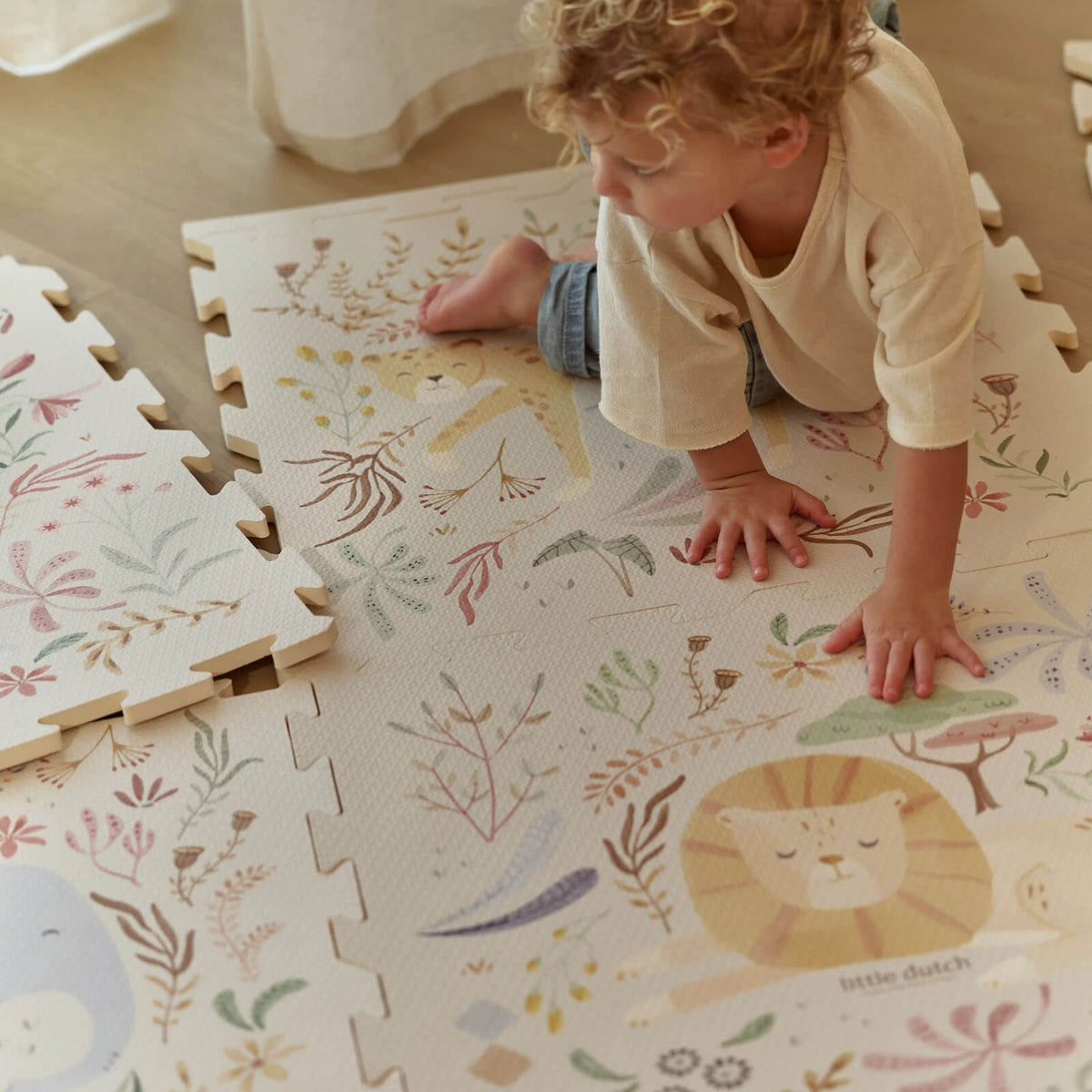 Play Foam Mat XL - Safari Friends